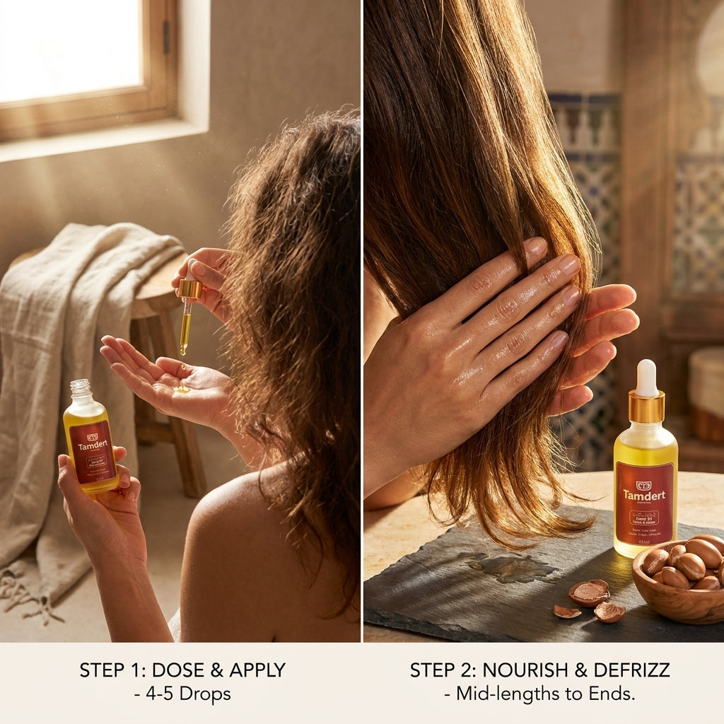 100% Pure Moroccan Argan Oil - Cold-Pressed