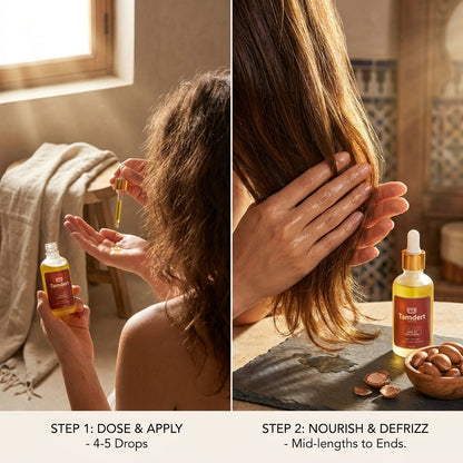 100% Pure Moroccan Argan Oil - Cold-Pressed